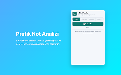 Pratik Not Analizi (e-Okul İçin) screenshot