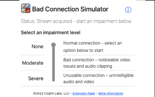Bad Connection Simulator screenshot