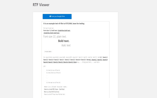 RTF Viewer — Open and Read RTF Files screenshot