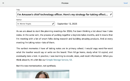 Send to Kindle for Google Chrome™ screenshot