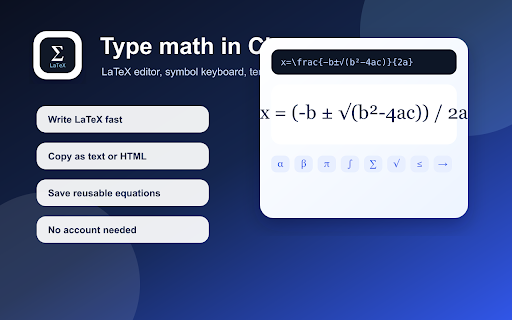 FormulaKeys Equation Editor screenshot