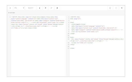 Code Beautifier (JS, CSS, HTML) screenshot