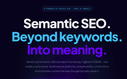 Semantic SEO Expert screenshot