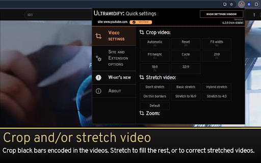 Ultrawidify screenshot