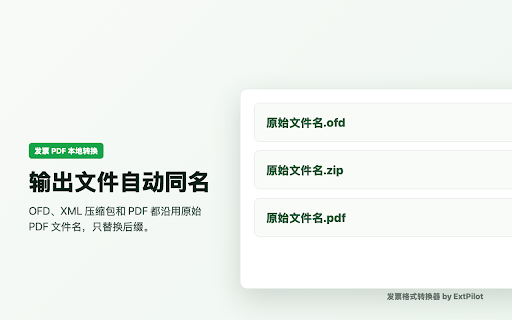 发票格式转换器 screenshot