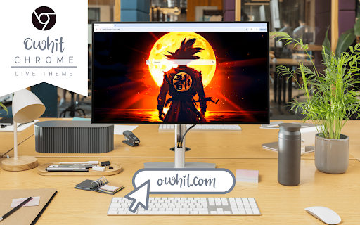Ocean Glow with Goku Live Wallpaper screenshot