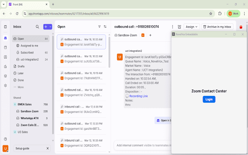 Novelvox FrontApp Connector-V2 screenshot