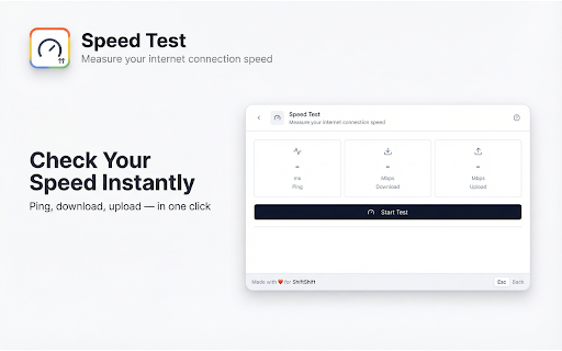 Internet Speed Test screenshot