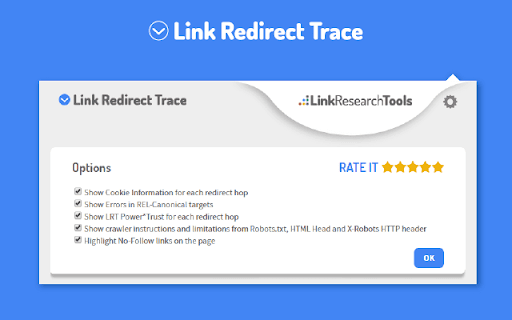 Link Redirect Trace screenshot