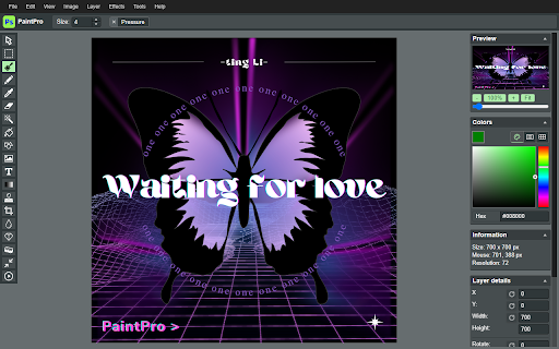 PaintPro - Free Professional Drawing Tool screenshot