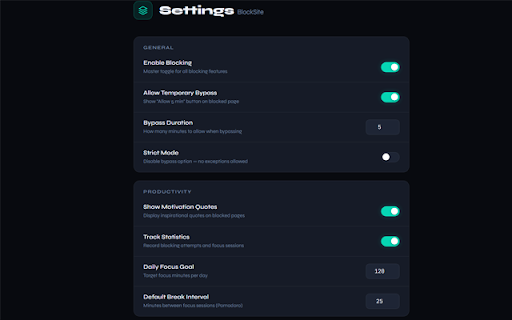 BlockSite – Focus & Stay Productive screenshot