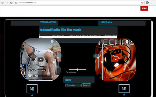 Music mixer DJMusic screenshot