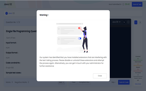 NeoExamShield screenshot