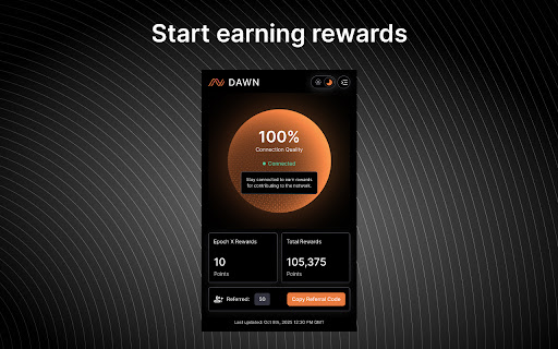 DAWN Validator Chrome Extension screenshot