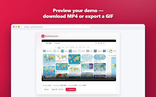 ReelCap – Web Demo Screen Recorder screenshot
