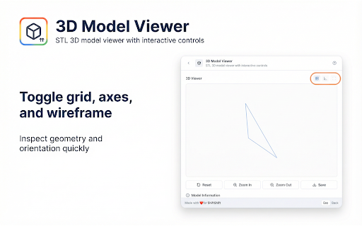 STL Viewer screenshot