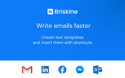 Briskine: Email templates for Gmail™ screenshot