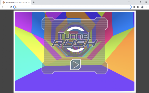 Tunnel Rush Unblocked Game screenshot