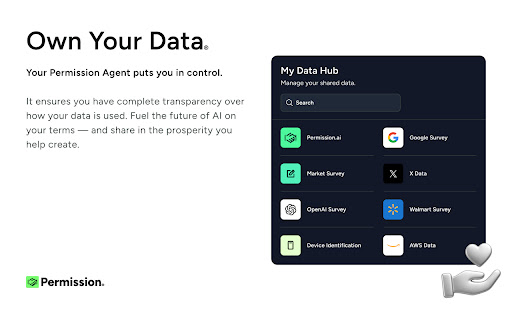 Permission Agent – Earn by Powering AI screenshot