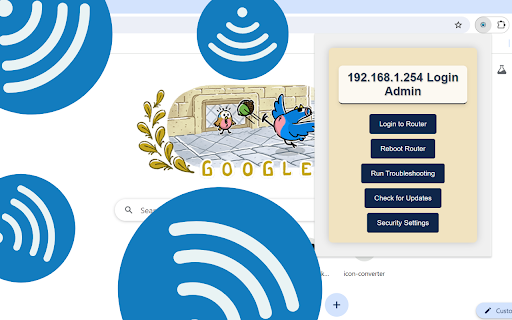 192.168.l.254 Login Admin screenshot