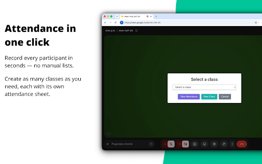 Attendance for Google Meet™ – Mr Meet screenshot