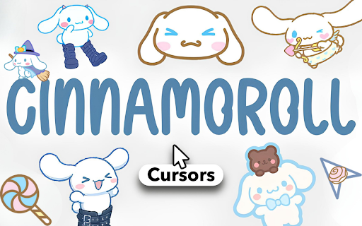 Cinnamoroll Cursor ★ Custom Cursor for Chrome™ screenshot
