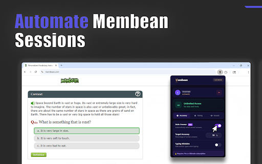 Membean Hack screenshot