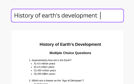 Worksheet Generator screenshot