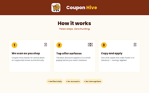 Coupon Hive screenshot
