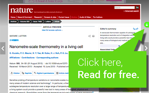 Unpaywall screenshot