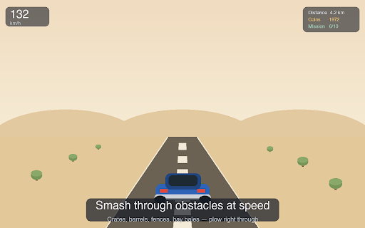 Open Roads - Browser Driving Game screenshot