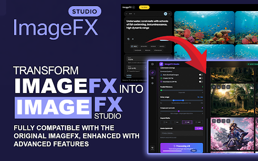 ImageFX Studio: Ultimate Image Generation Suite for Google ImageFX screenshot