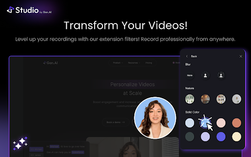 Gan.AI - Free Screen & Camera Recorder screenshot