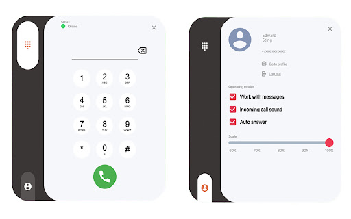 UniTalk Web Dialer screenshot
