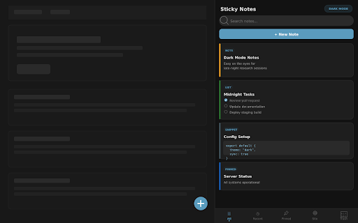 Sticky Notes Anywhere screenshot