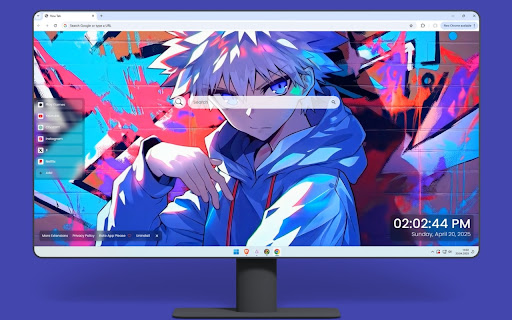 Killua Graffiti Cool Live Wallpaper screenshot