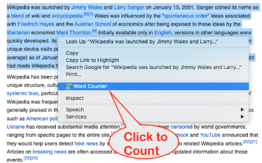 Word Counter screenshot