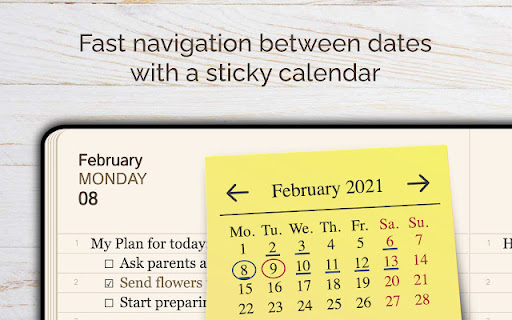 GoodPlan (no overriding of your home page) screenshot