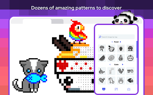 Pixel.me - color by number game screenshot