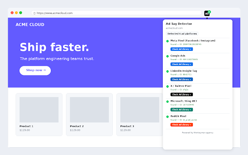 Ad Tag Detector by Monkeyman screenshot