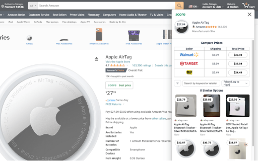 Score App - Compare prices as you shop. screenshot