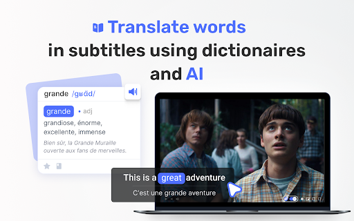 Learn languages with Netflix & YouTube screenshot