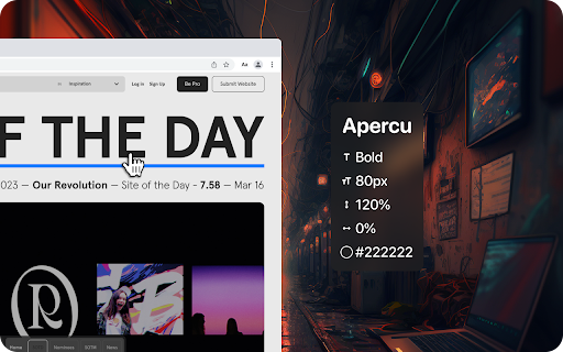 What Font - find font screenshot