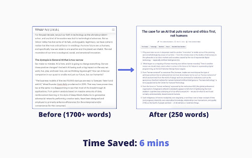TLDR This - Free automatic text summary tool screenshot