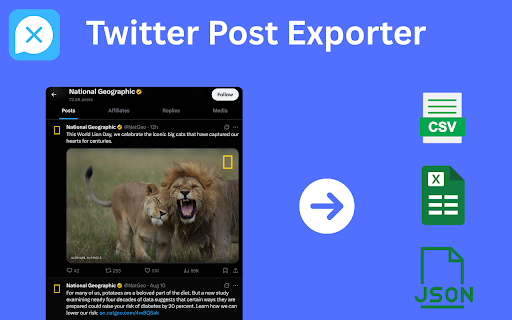 Twitter Post Exporter - Download Twitter / X Posts screenshot