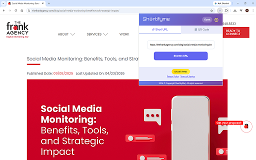 ShortifyMe | Short Links and QR Codes screenshot
