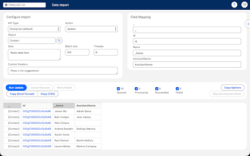 Salesforce Inspector Reloaded screenshot