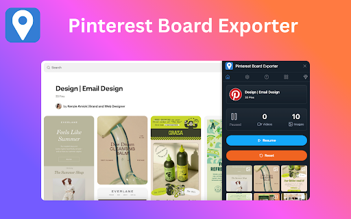 Pinterest Board Bulk Downloader screenshot