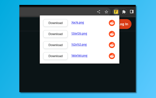 Favicon Explorer screenshot