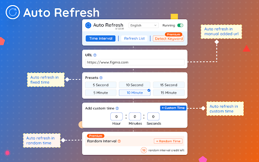 Auto Refresh Page - Reload Pages Automatically & Page Monitor Easily screenshot
